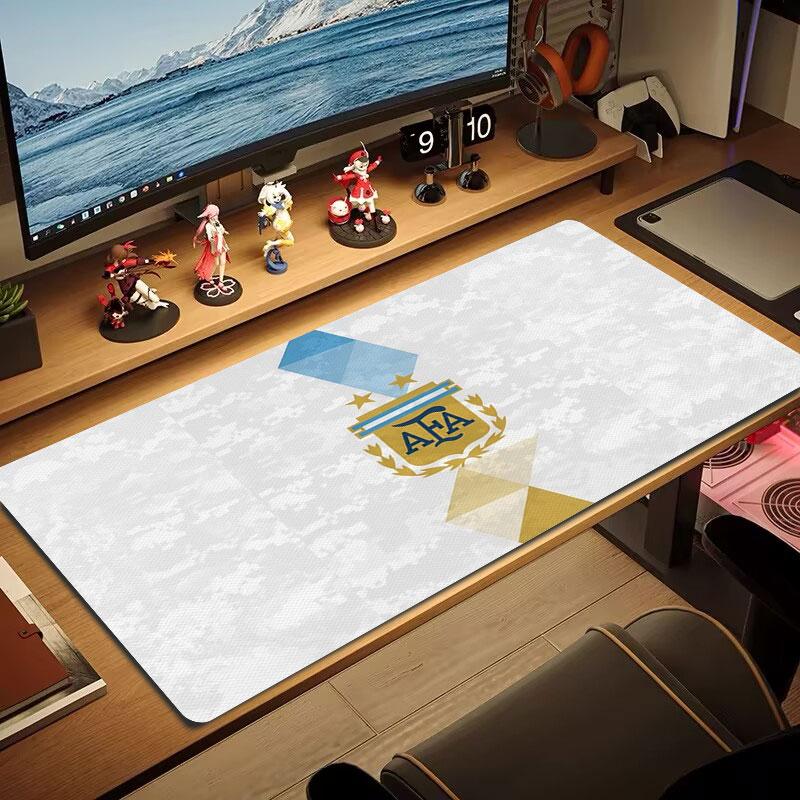 Messi Large Size Mouse Pad Large Gaming Table Cushion Non-slip Laptop Tablet Big Mousepad XXL Mat Mini PC Playmat With Lock Edge