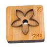 Flower Leather Cutting Die Wooden Base Incisive Blade Multifunctional Floral Leather Cutting Die for Crafts Decors