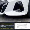 For BMW 5 Series G60 M Sport 2024-2025 Front Bumper Corner Guard Decorative Strip Front Shovel Anti-collision Strip Wrap Trim