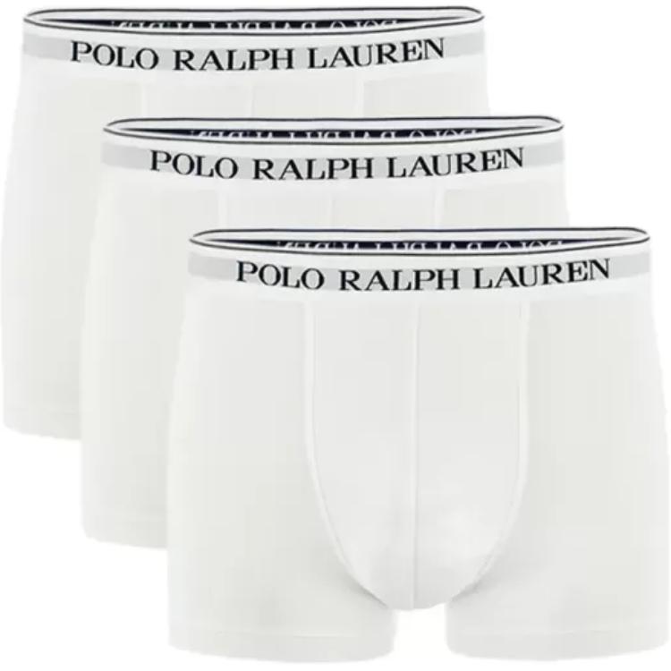 

Polo Ralph Lauren FW22 Letter Logo Jacquard Boxer Briefs 3-Pack Men underwear White 714835885-001 S