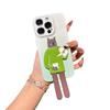 Couple pink and green smudge gradual change for apple pm filin mobile phone case cat bracket millet huawei vivo