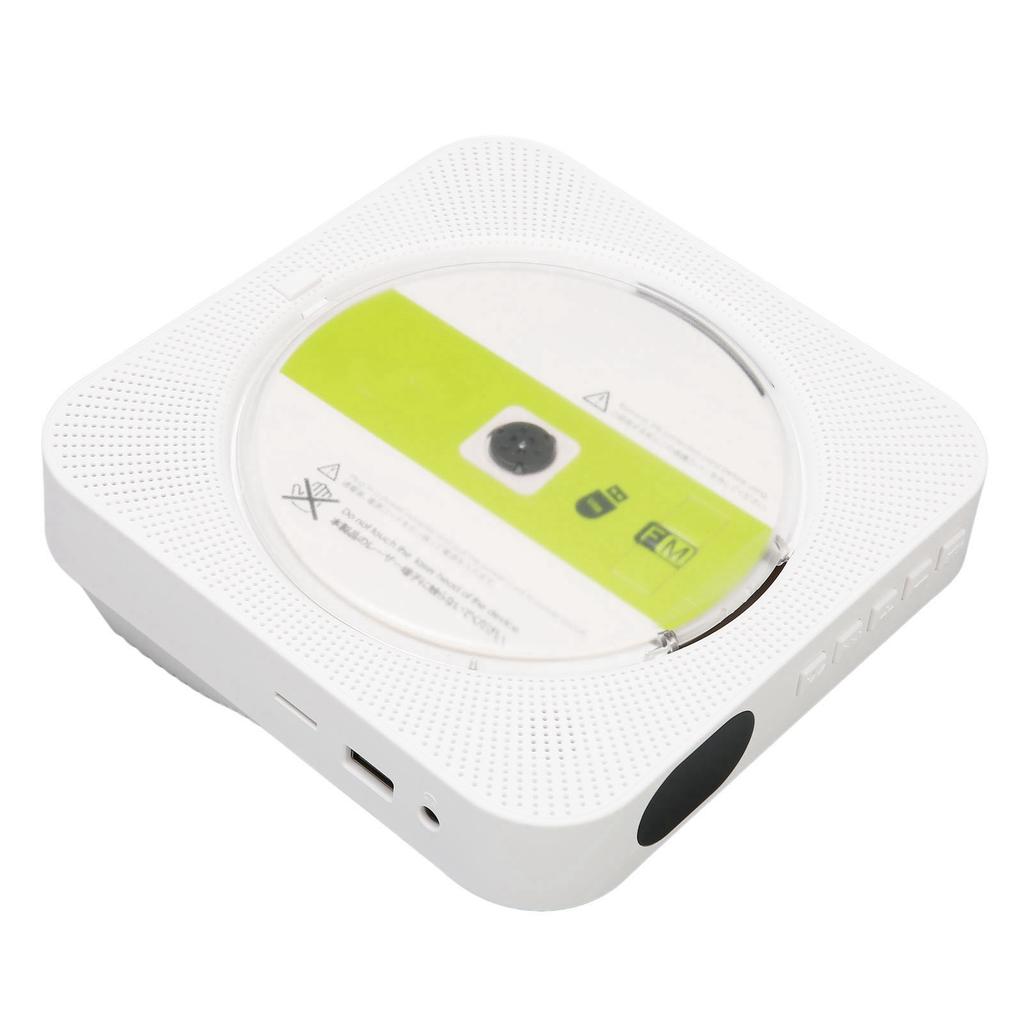 Desktop CD Player Multifunction HiFi Stereo Speakers Portable Bluetooth CD Player with Timer Functio