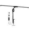 LED desk lamp desktop office gooseneck double head clip desk lamp study reading eye protection