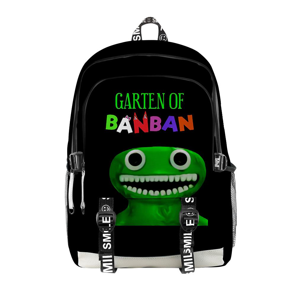 Cartoon Youthful School Bags Unisex Garten Of Banban Travel Bags 3D Print Oxford Waterproof Notebook Multifunction Backpacks
