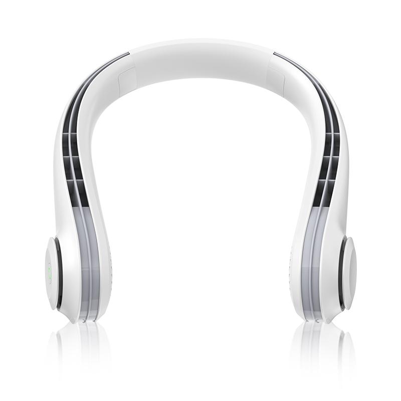 Usb Wearable Cooling Mini Personal Necklace Rechargeable Neckband Bladeless Hanging Potable Neck Fan
