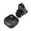 1 Pair Black Luggage Suitcase Caster Swivel Universal Wheel Nylon for Repair Replacement