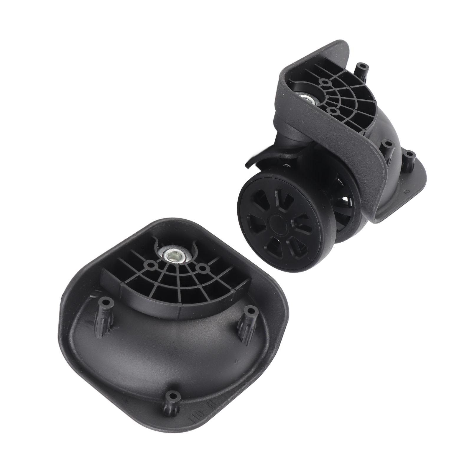 

1 пара черный чемодан на колесиках с поворотным универсальным колесом из нейлона для ремонта и замены