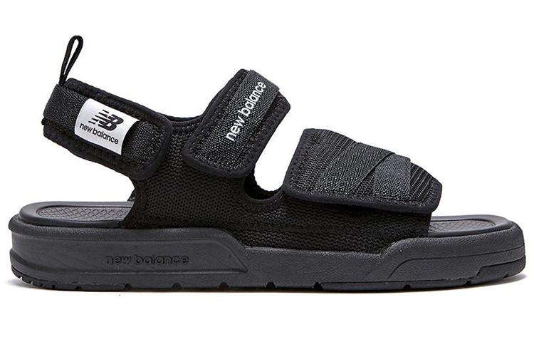 New Balance 3205 Series Velcro Minimalistic Casual Black Sandals 'Black White' SD3205GBK