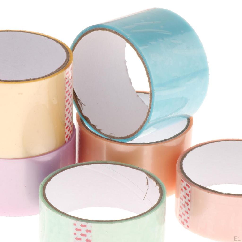 6x Klebekugel-Tapes Klebeband Dekorative Pädagogische Spielzeuge DIY Basteln Handgemacht