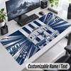Custom Name Text Mouse Pad Dallas Cowboys Personalized Desk Pad For Work And Gaming
