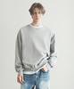 War T1003 M Logo Embroidered Sweatshirt_Gray
