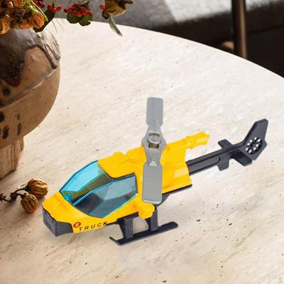 Diecast Alloy Helicopter Airplane Collectible Kids Party Gift Desktop Display Toy Small