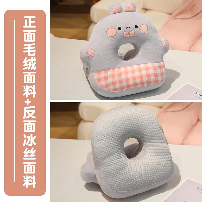 High-Quality Portable Double-Sided High-Quality Nap High-Quality Pillow High-Quality Hollow High-Quality Design High-Quality Supportive High-Quality серый
