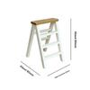 Dollhouse Furniture Miniature Ladder Shelf 1 12 Scale Modern Design for Mini Room Decor Ideas