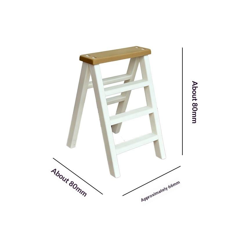 Dollhouse Furniture Miniature Ladder Shelf 1 12 Scale Modern Design for Mini Room Decor Ideas