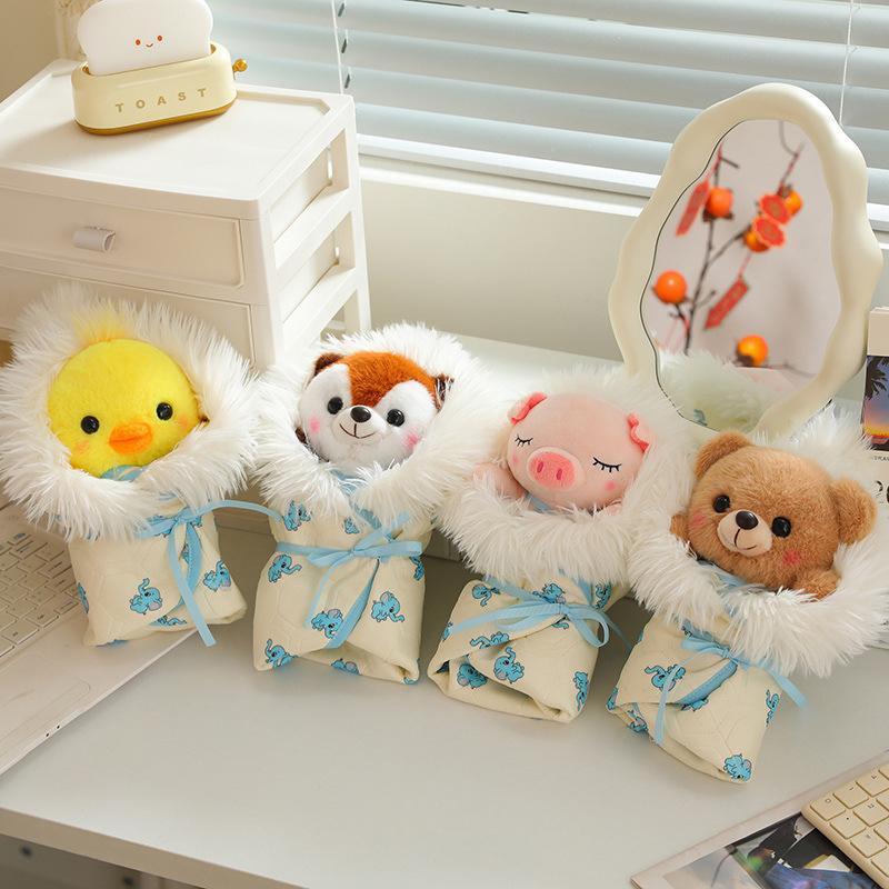 Cute Plush Toy Soft Touch Dolls Accompany Gifts Wedding Throws Small Dolls