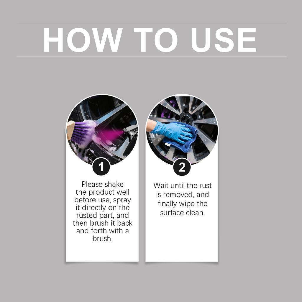 Removal Spray Metal Cleaning And Oxidation Care Spray 120ml