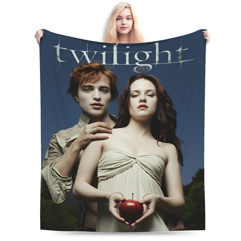 Decor Edward Plush Blanket Boy Girl The Twilight Saga Flannel Throw Blanket For Couch Bed Warm Design Quality Bedspread Gift