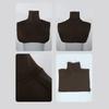 Faux Turtleneck Detachable Collar Solid Color Striped Half Top Mock Blouse Collar for Women and Men Stylish Layering