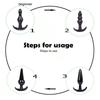 7Pcs/Set Vibrating Anal Beads Butt Plug Stimulator Massager Sex Toy for Women