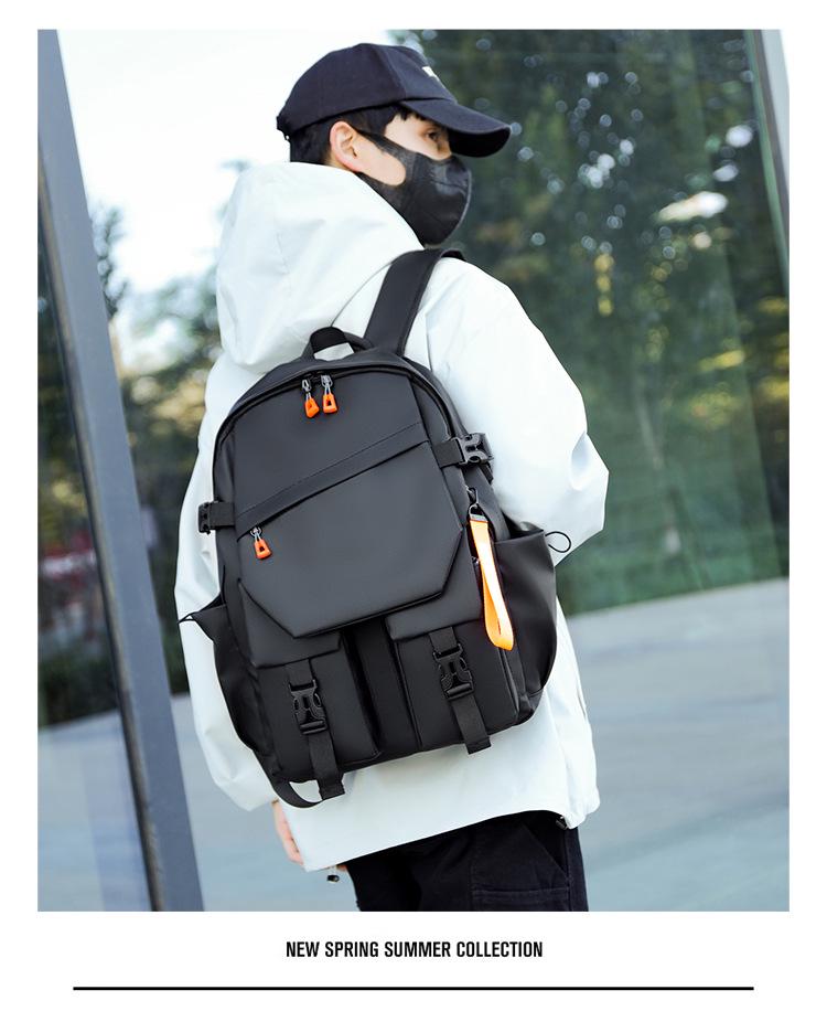 Stylový nylonový batoh pro žáky nižšího sekundárního vzdělávání - Velká kapacita, unisex, všestranný a ideální pro školu nebo běžné nošení