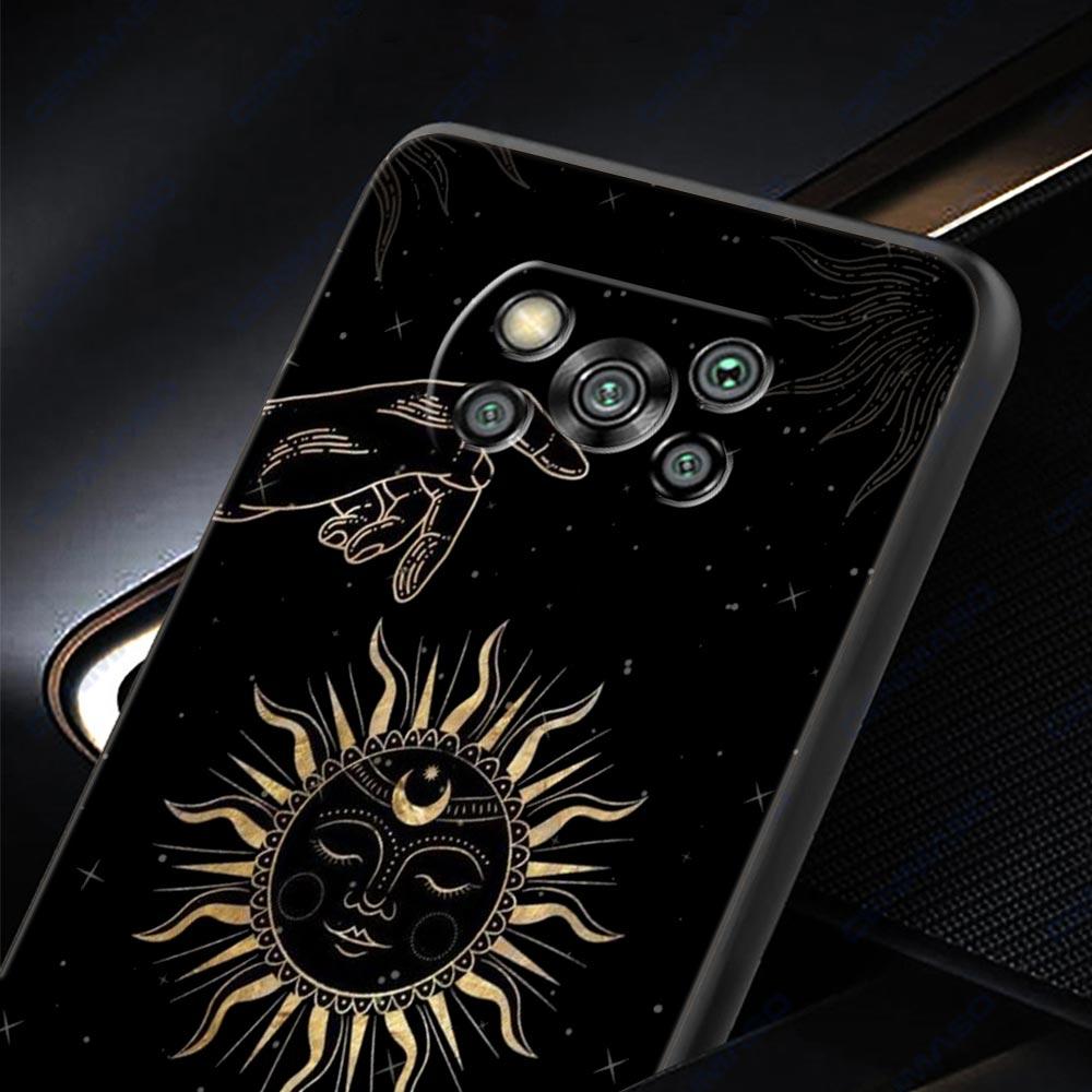 Sun Moon Angel Eyes Phone Case For Xiaomi Mi Poco X3 NFC M3 F4 F3 M4 X4 Pro 5G Note 10 12 Lite 11 11T 10T 13 12T Pro 9T Cover