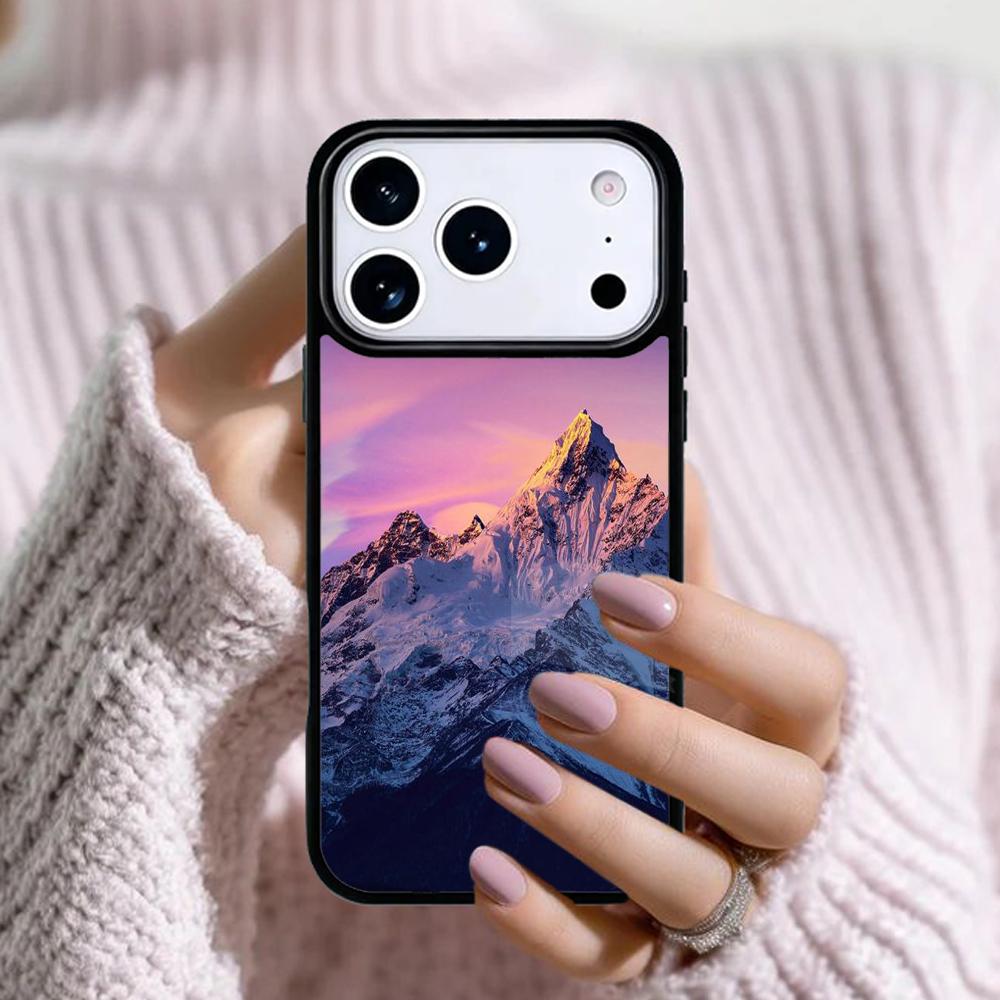 Schneeige Winterberg Handyhülle Für Apple iPhone 17 Air 16E 15 14 Plus 13 12 11 Pro Max Mini Funda Cover