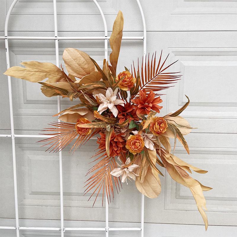 Complete Wedding & Banquet Artificial Flower Set: Ground Rows & Table Decor