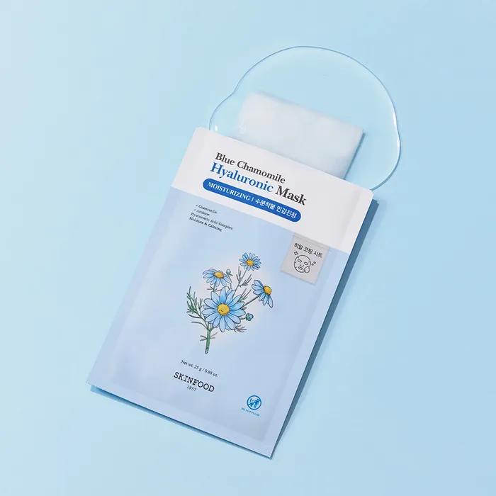 [5 Masks Free] Blue Chamomile Hyaluronic Mask 10 Sheets