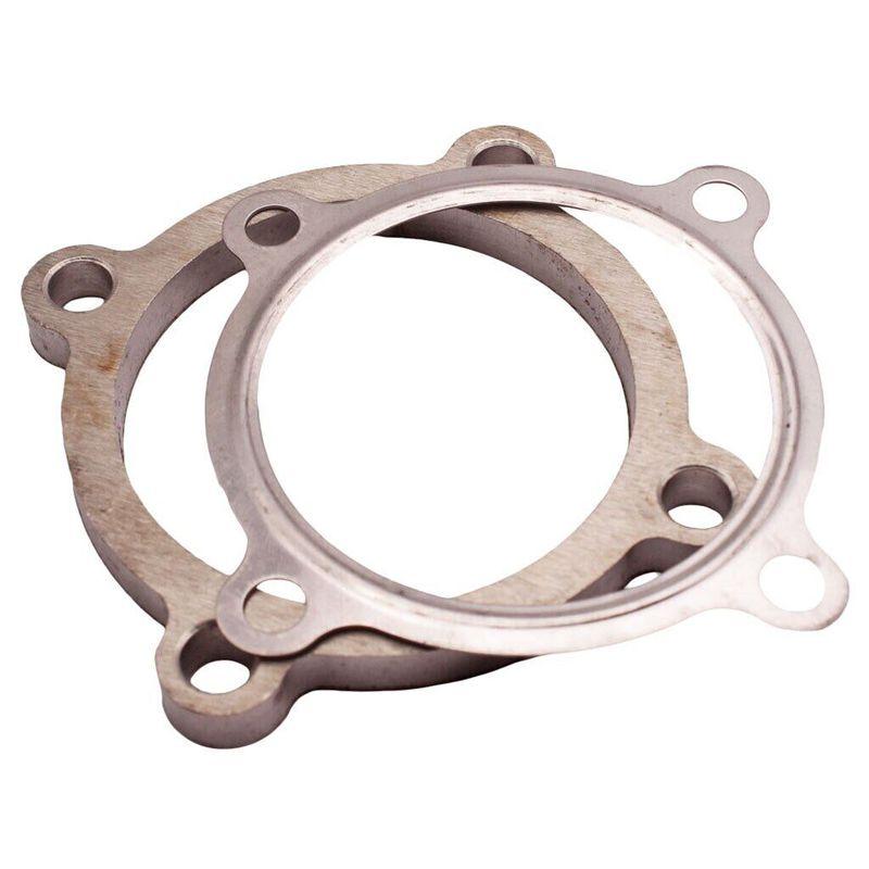 High Quality Stainless Steel 3'' 4 Bolt Turbo Exhaust Downpipe Flange with Gasket for T3 GT3582R GT30 GT35