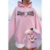 Sweat à capuche graphique Stray Kids Hommes Femmes Oversize Streetwear Sweat Y2k Capuches Polaire Chaud Lâche Polaire Chaud Vêtements Féminins Masculins