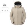 Men's 75D Unisex Fleece Softshell Hooded Mountaineering Jacket