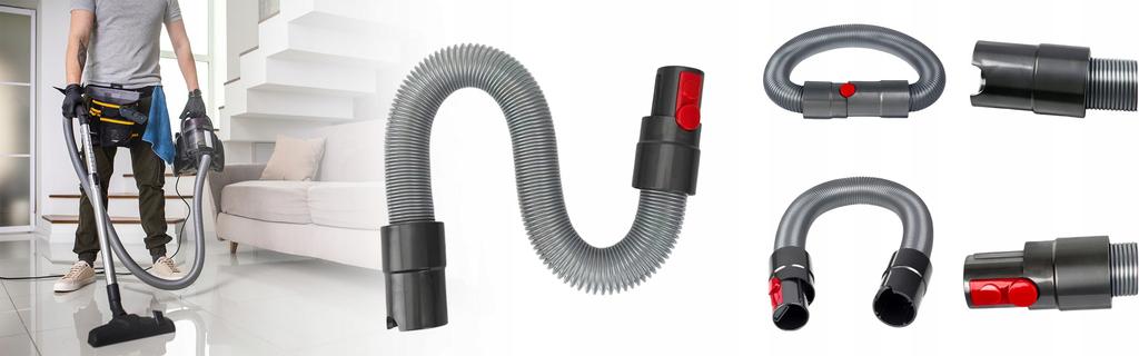Flexible Extension Tube Hose for Dyson V7 V8 V10 V11 V15 Vacuum Cleaner 157cm