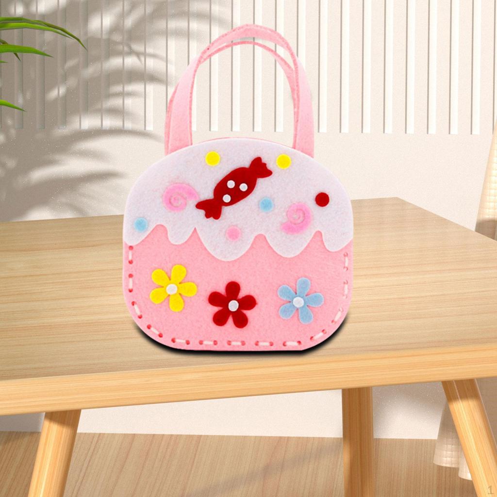 Children's Bag Craft Kit - DIY Sewing Set for Making Purses And Wallets