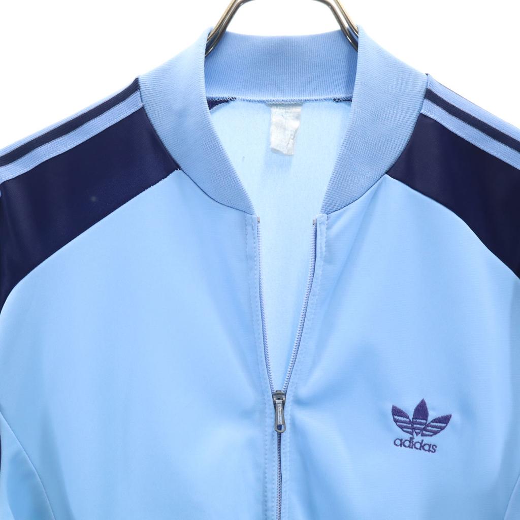 Adidas 70s Vintage French PRESTIL Zip VENTEX Trefoil Logo Track Jacket Men's Used
