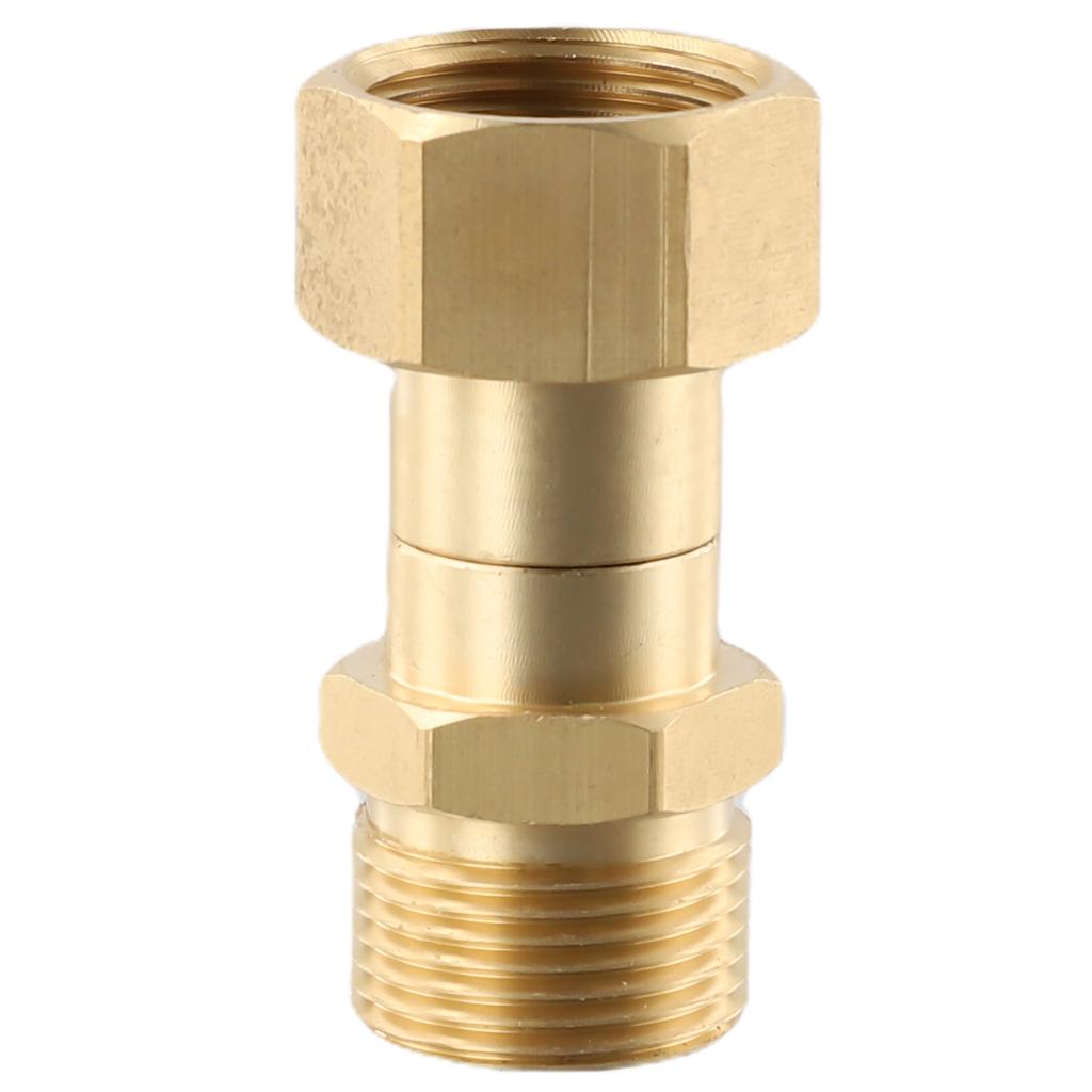 Hochdruckreiniger Schwenkgelenk Verbinder Schlauchfitting M22 14mm Gewinde Schlauch zu Sprühpistole Verbinder Hochdruckreiniger Adapter