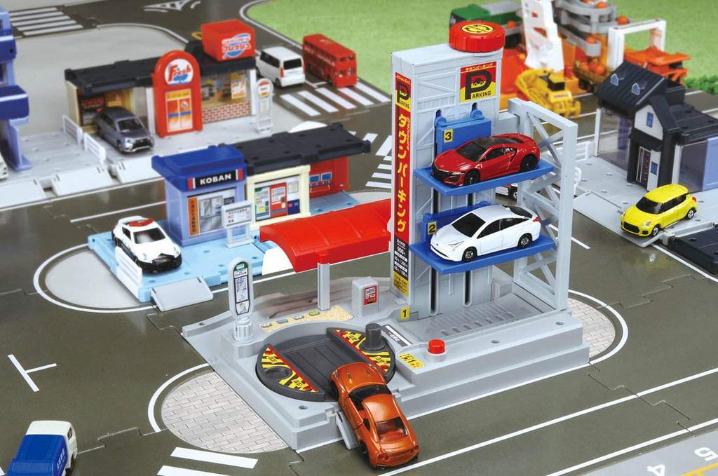 Tomica City Is Multilevel Parking Lot Moving!