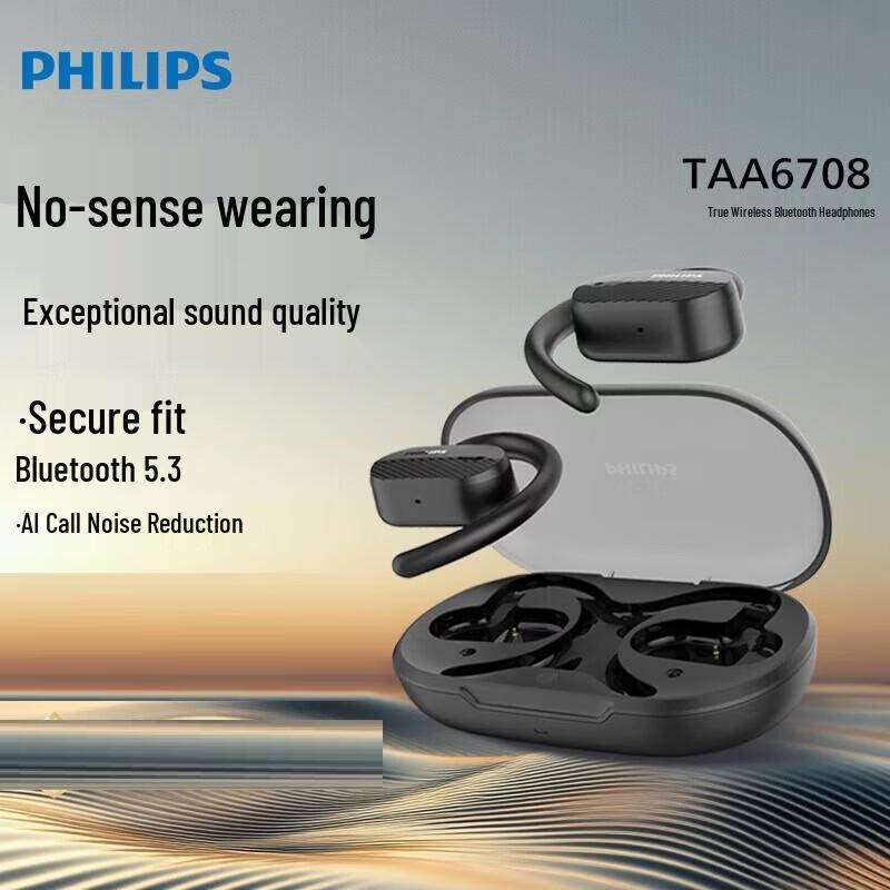 Philips TAA6708 Open-Ear Bone Conduction Wireless Sport Headphones