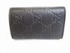 Authentic GUCCI Interlocking G Black Leather 6 Pics Key Cases #8481  Open Box