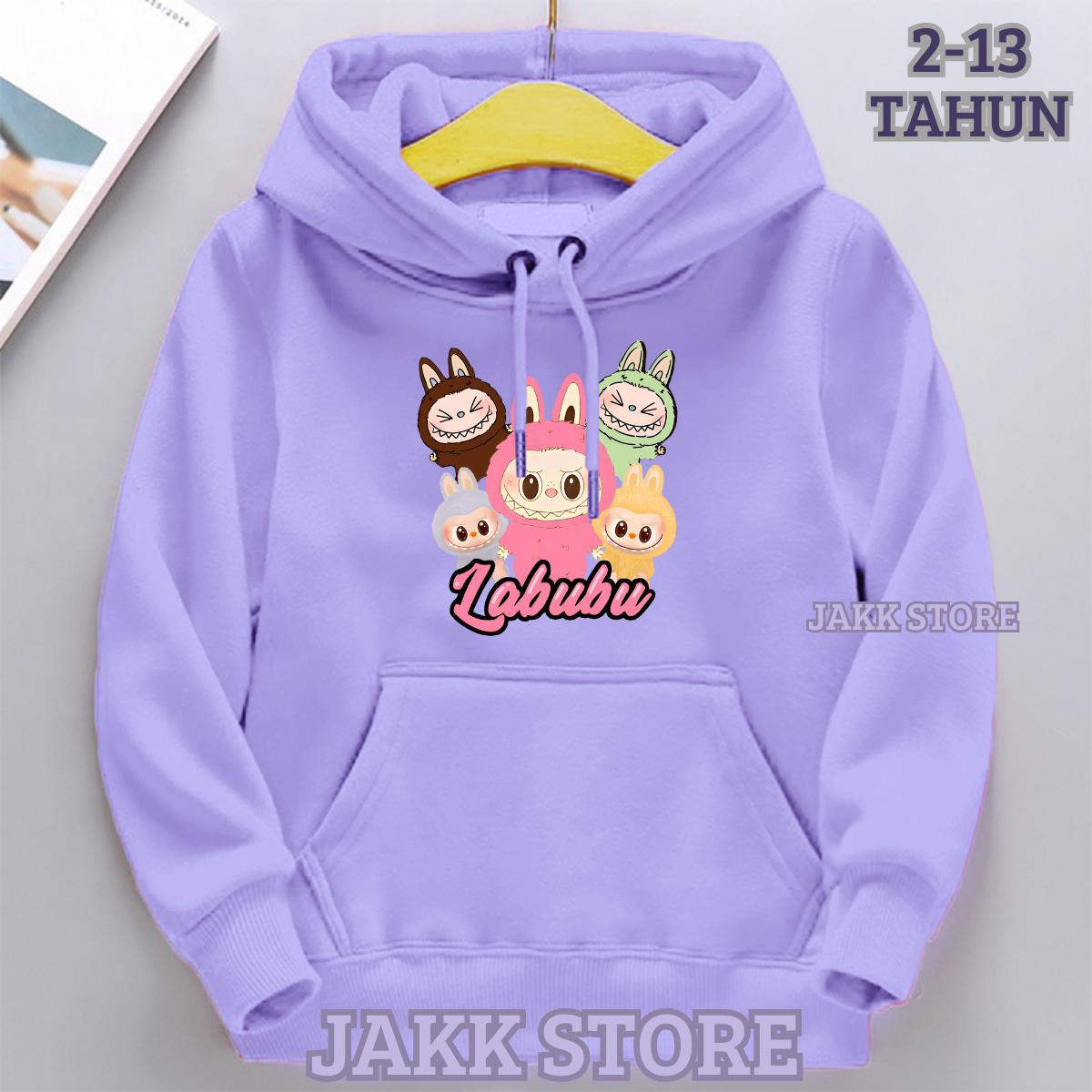 

Детское худи Новое модное Labubu Kids Милое мультяшное повседневное худи 100-160см Мальчики Девочки 150
