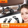 QMBR7 2025 Hots E60 2Pcs Portable Car Seat Back Hooks Accessories For BMW Performance F25 F26 F15 F16 E90 E91 E92 E60 E84 G22 G32 F13