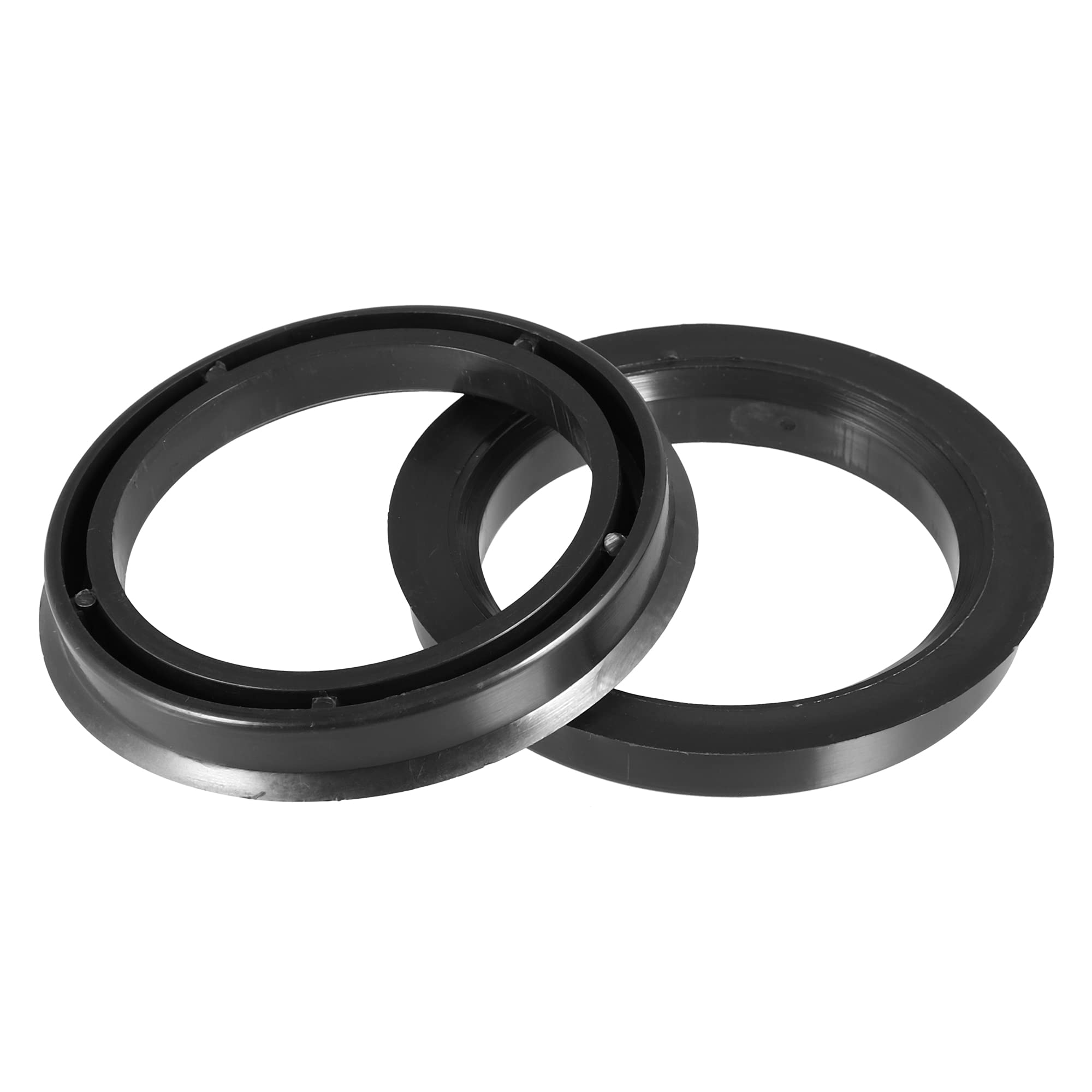 

uxcell Hub Ring, 2.9 inches (73.1 mm) / 2.2 inches (56.1 mm), Wheel Hub 73.1-56.1mm чорний
