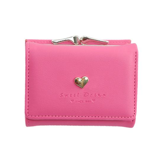 

Повседневный маленький кошелек с несколькими слотами, портативный карман для карт розы красного