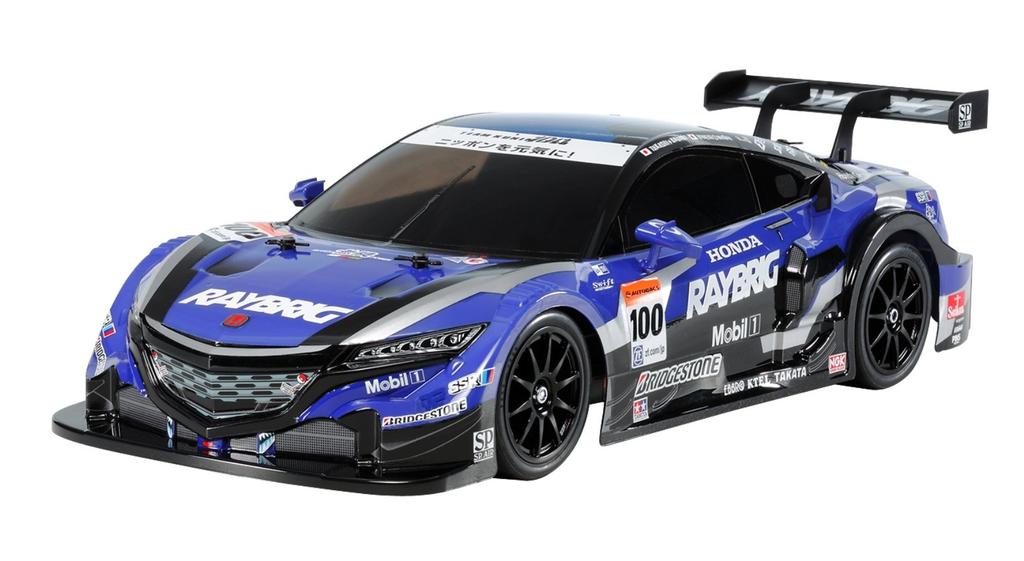 Tamiya Scale Electric RC Car Series 599 RAYBRIG NSX Model 58599 1/10 No. CONCEPT-GT (TT-02 Chassis) On-Road