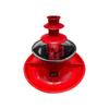 3 Tier Chocolate Fondue Fountain Auger Style US Standard Plug for BBQ Sauce Stainless Steel Heated