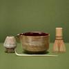 DiDiBirDi Matcha Bowl Set, 4-Piece Tea Ceremony Set, Includes Matcha Bowl, Matcha Whisk Stand, Matcha Bamboo Scoop, and Traditional Bamboo Chasen, a G