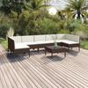 Day and Night - Day and Night Garden Furniture Set 8 Pieces and Brown Synthetic Rattan Cushions