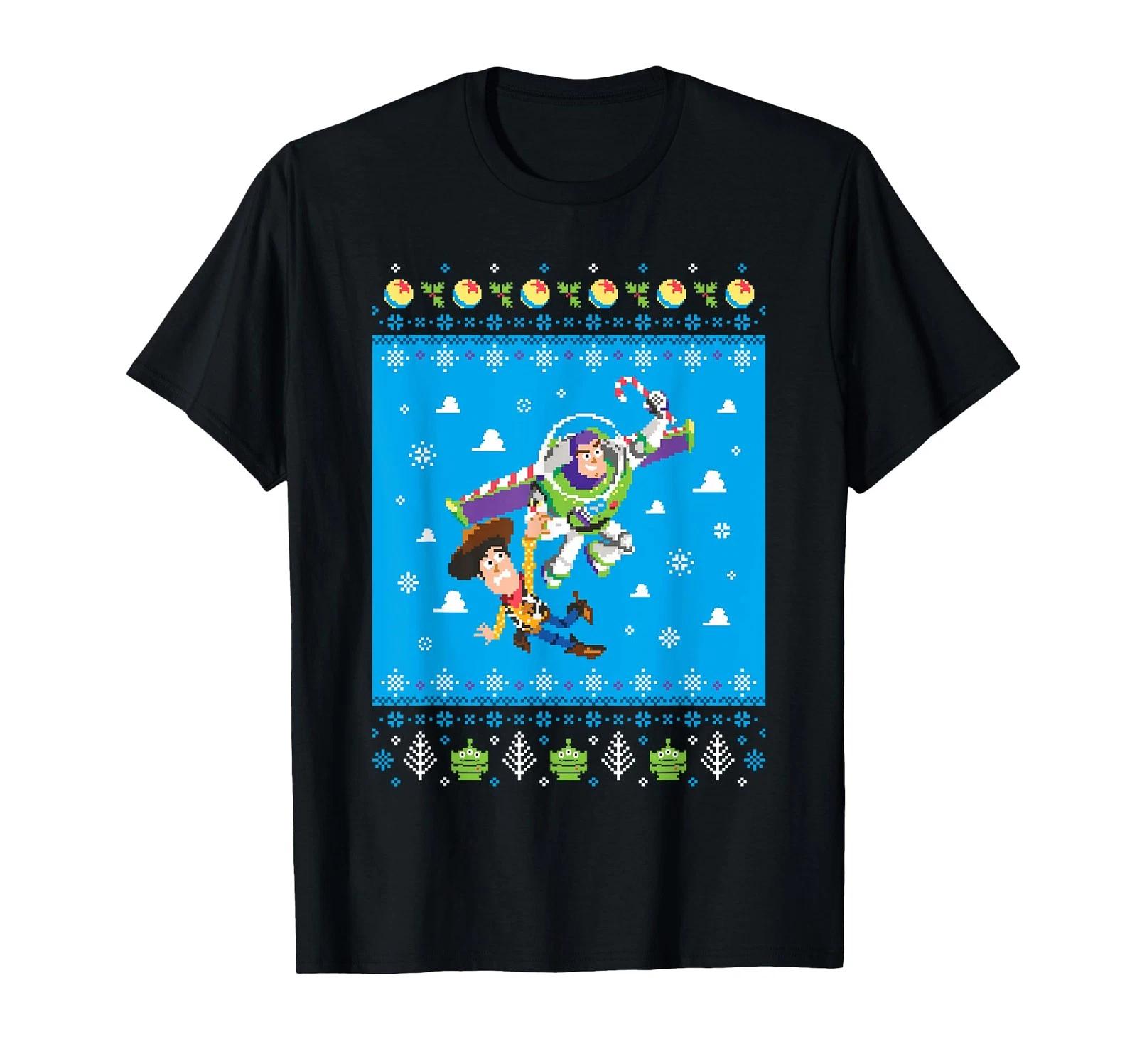 Disney Pixar Toy Story Woody and Buzz Holiday T-Shirt L