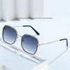Vintage Polygon Sunglasses Men Classic Fashion Metal Rim Outdoor Shades Women New Trendy Fashion Brand Design Sun Glasses
