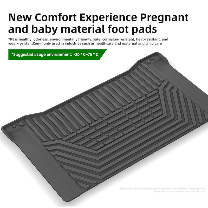 Eco-Friendly TPE Trunk Mat for 2023-2024 SERENA e-POWER C28 Car